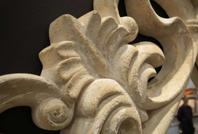 FIRENZE - 100X100CM SPEGEL I KRÄMFÄRGAT 2