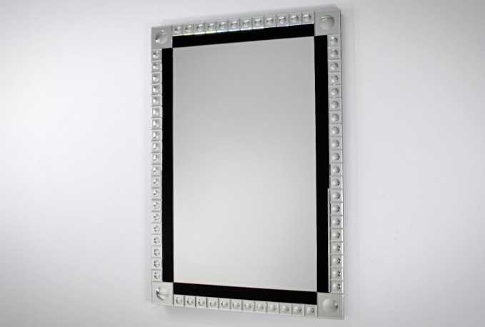 KIDO - 80X120CM SILVER SPEGEL M. GLASRAM