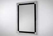 KIDO - 80X120CM SILVER SPEGEL M. GLASRAM