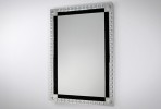KIDO - 80X120CM SILVER SPEGEL M. GLASRAM