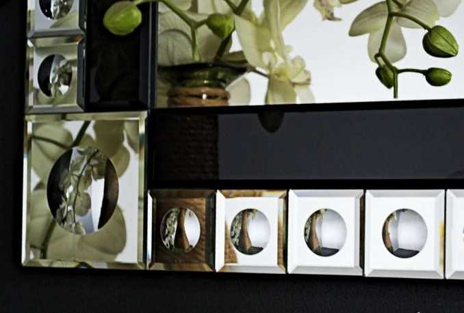 KIDO - 80X120CM SILVER SPEGEL M. GLASRAM