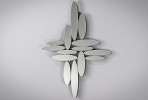 DECONA - 70X105CM SILVER DESIGN SPEGEL