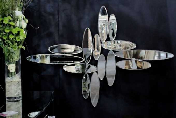 DECONA - 70X105CM SILVER DESIGN SPEGEL