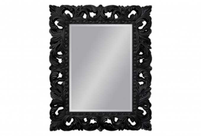 BRINKA - 80X100CM SVART SPEGEL I BAROCKSTIL