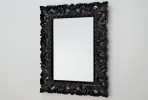 BRINKA - 80X100CM SVART SPEGEL I BAROCKSTIL