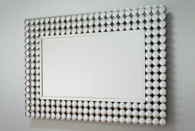 ELDAN - 80X120 SPEGEL M. RAM AV RUNDA SPEGELGLAS