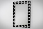 OLDYNA - 80X120CM SPEGEL I SILVER/SVART SPEGELGLAS