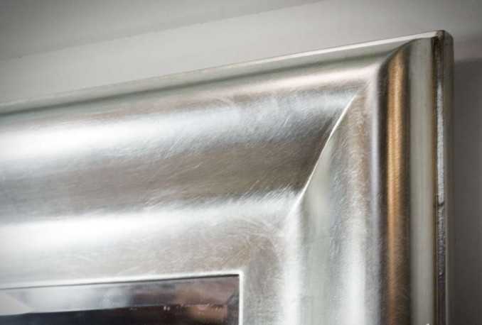 FOLKE - 100X150CM KLASSISK SPEGEL I SILVER