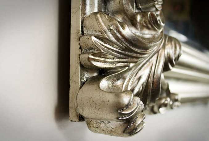 GERDA - 90X150CM SILVERLACKAD SPEGEL
