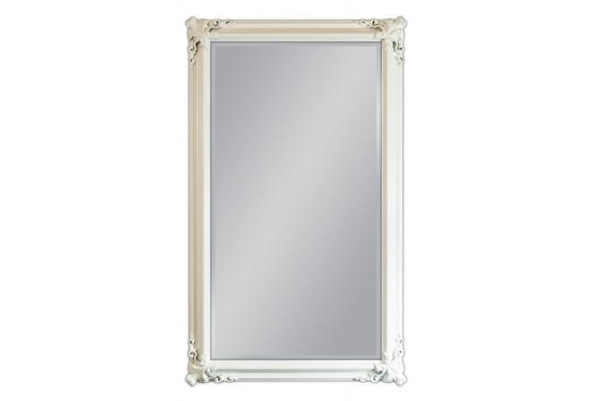 HELMER - 90X150CM BAROCKINSPIRERAD VITLACKAD SPEGEL