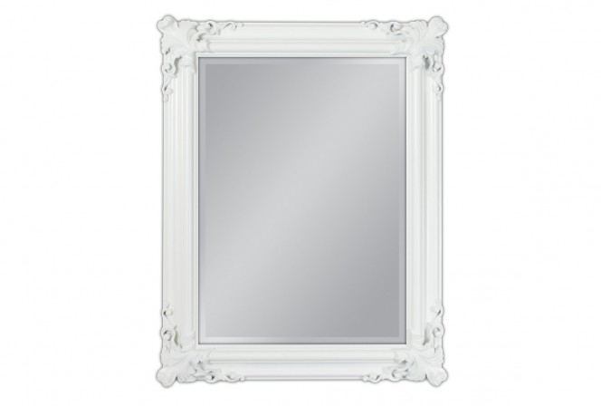 HELMER - 70X90CM BAROCKINSPIRERAD VITLACKAD SPEGEL