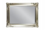 HELMER - 70X90CM BAROCKINSPIRERAD SILVER SPEGEL