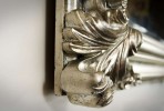 HELMER - 70X90CM BAROCKINSPIRERAD SILVER SPEGEL