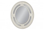 ANASTASIA - 62X72CM OVAL DEKORATIV VIT SPEGEL