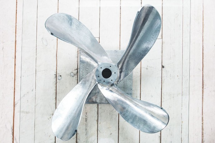 MANON - 60CM HANDGJORD PROPELLER TILL SOFFBORD I SILVER