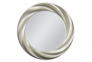 SVERRE - 80X80CM RUND SILVERLACKAD SPEGEL