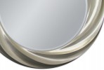 SVERRE - 80X80CM RUND SILVERLACKAD SPEGEL