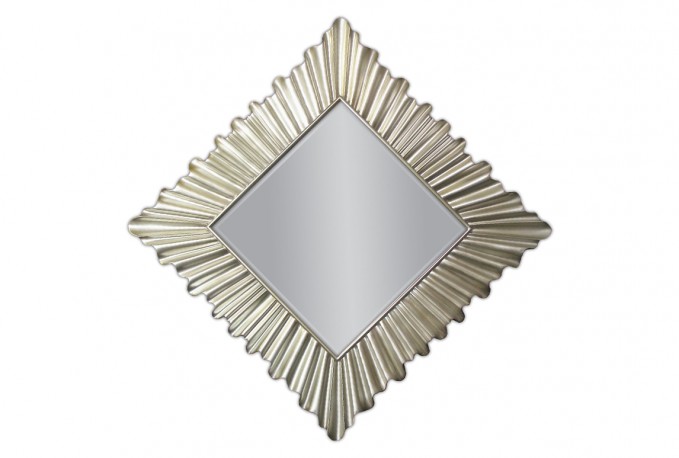 MATTIS - 98X98CM SPEGEL I SILVER