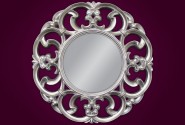 LOVIS - 100X100CM RUND SPEGEL I SILVER