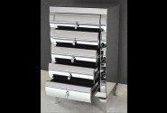 SIGGE - 55X100CM SIDEBOARD/SKÄNK I FASAD GLAS