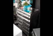SIGGE - 55X100CM SIDEBOARD/SKÄNK I FASAD GLAS