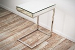 EDLA - 47X57CM SOFF/SIDOBORD I SILVER/SPEGELGLAS