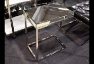 EDLA - 47X57CM SOFF/SIDOBORD I SILVER/SPEGELGLAS