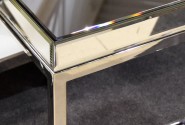 EDLA - 47X57CM SOFF/SIDOBORD I SILVER/SPEGELGLAS