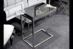 EDLA - 47X57CM SOFF/SIDOBORD I SILVER/SPEGELGLAS