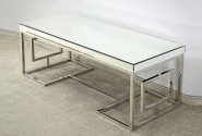ALIDA - 120CM SOFFBORD I SPEGELGLAS