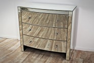 GARNA - 80X80CM SIDEBOARD/SKÄNK I SPEGELGLAS CHEST 80x40x80cm