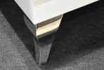 SIGGE - 51X88CM SIDEBOARD/SKÄNK I VITT FASAD GLAS