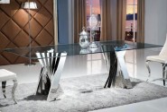 ANOUA - 240X120CM MATBORD I GLAS