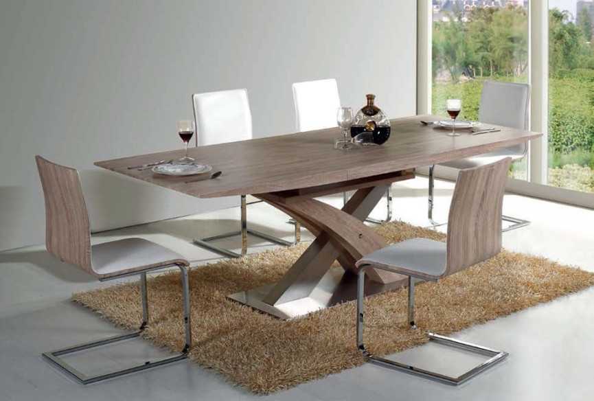 VIRKA - MODERN STOL I VIT/EK