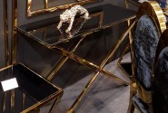 TABO - 120CM SMINKBORD/KONSOLBORD I GULD