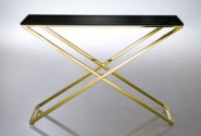 TABO - 120CM SMINKBORD/KONSOLBORD I GULD