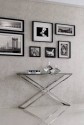 TABO - 120CM SMINKBORD/KONSOLBORD I SILVER