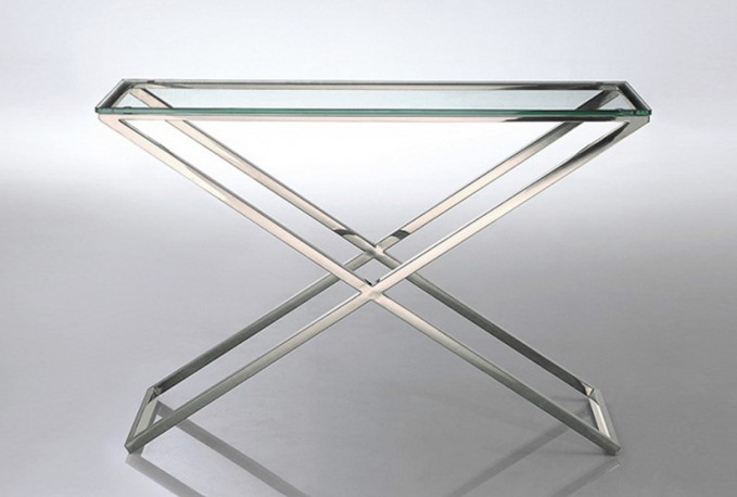 TABO - 120CM SMINKBORD/KONSOLBORD I SILVER