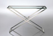 TABO - 120CM SMINKBORD/KONSOLBORD I SILVER