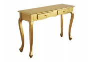 ALINO - 120CM SMINKBORD I GULD