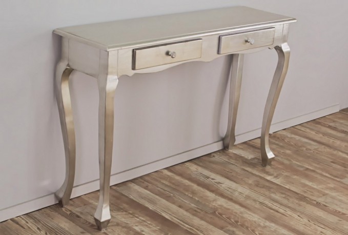 ALINO - 120CM SMINKBORD I SILVER