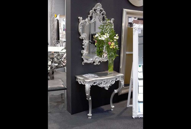 KIWI - 85CM SMINKBORD/AVLASTNINGSBORD I SILVER