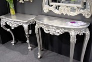 JAZMIN - 100CM SMINKBORD I SILVER