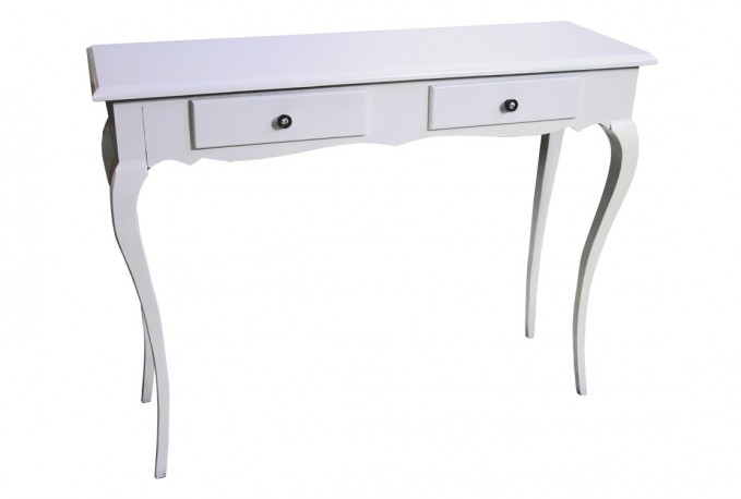 ALINO - 105CM SMINKBORD I VITT