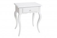 ALINO - 51X35CM SÄNGBORD I VITT