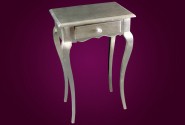 ALINO - 51X35CM SIDOBORD I SILVER