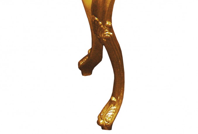 FIRENZE - 130CM SMINKBORD I GULD 