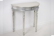 IMONI - 80CM HALVRUNT BORD I SILVER