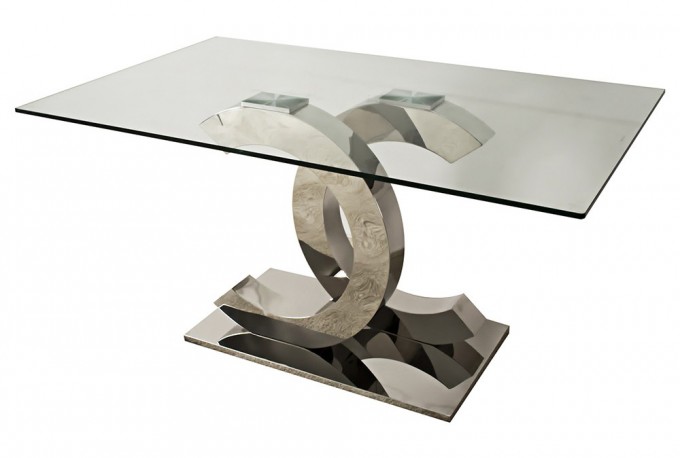 EIRA - 130CM SOFFBORD I TEMPERERAT GLAS