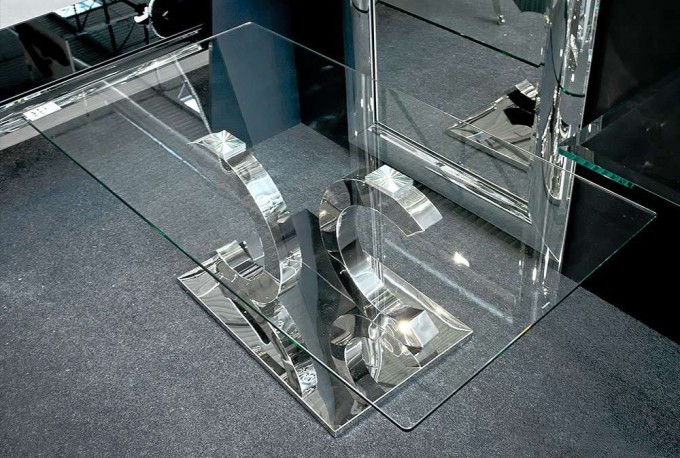EIRA - 130CM SOFFBORD I TEMPERERAT GLAS